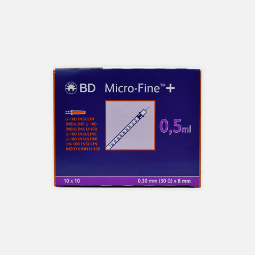 BD Micro-Fine Plus 0.5ml