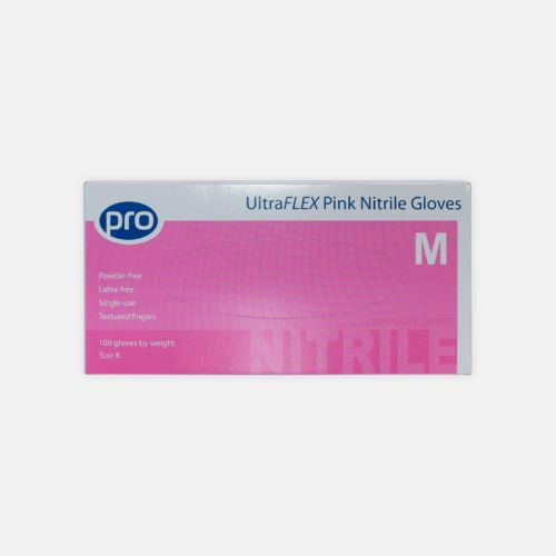 Ultraflex Pink Nitrile Gloves