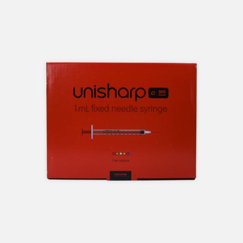 Unisharp 1ml Fixed Needle Syringe