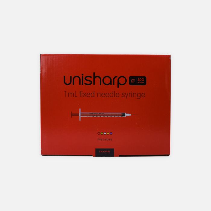 Unisharp 1ml Fixed Needle Syringe