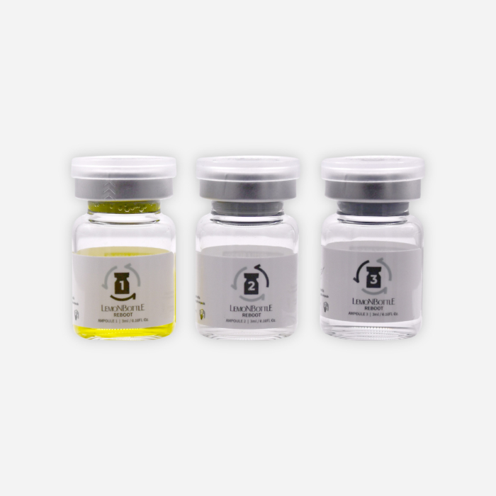 Lemon Bottle REBOOT 3-Step Skin Booster System (6 x 3ml) - Image 3