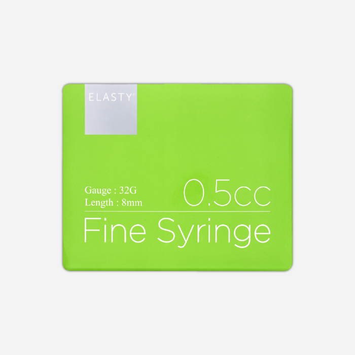 ELASTY 32G Ultra-Thin Insulin Syringes - 8mm, 0.5cc