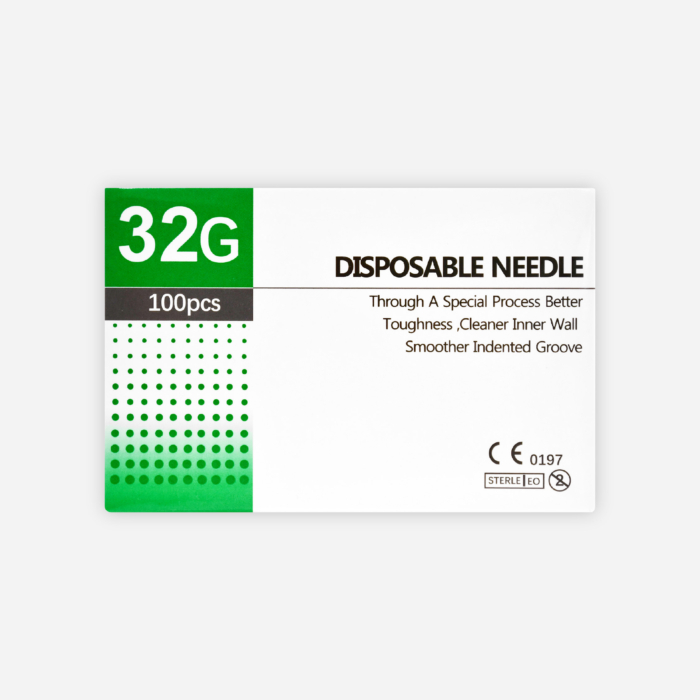 32G x 4mm Mesotherapy Needles – CE-Marked Pack of 100