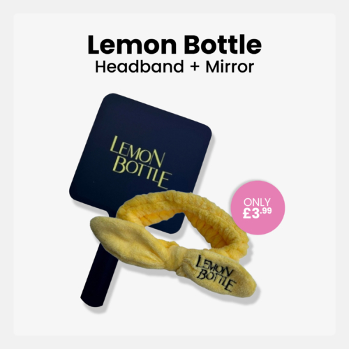 Lemon Bottle Headband + Mirror Bundle